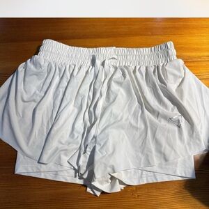 SHEIN White Athletic Shorts for Women